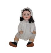 DOLLS - GERMAN PORZELLANFABRIK-BURGGRUB BISQUE HEADED DOLL