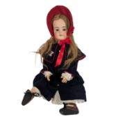 DOLLS - GERMAN SIMON & HALBIG BISQUE HEADED DOLL