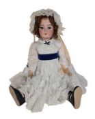 DOLLS - GERMAN SIMON & HALBIG BISQUE HEADED DOLL