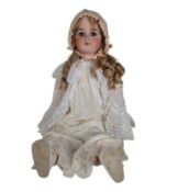 DOLLS - GERMAN SIMON & HALBIG BSQUE HEADED DOLL
