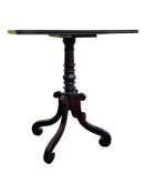 19TH CENTURY VICTORIAN MAHOGANY PEDESTAL TABLE