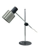 PROVA, ITALY - 1970S INDUSTRIAL ADJUSTABLE TABLE LAMP