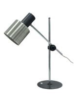 PROVA, ITALY - 1970S INDUSTRIAL ADJUSTABLE TABLE LAMP