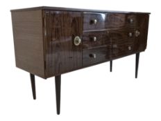 SCHREIBER - MID CENTURY 1950S MELAMINE SIDEBOARD