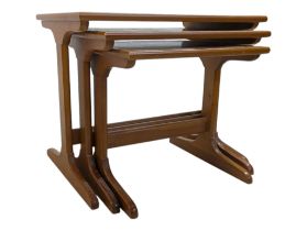 G-PLAN FURNITURE - FRESCO - MID CENTURY TEAK NEST OF TABLES