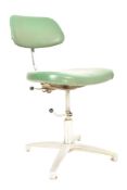 20TH CENTURY INDUSTRIAL MACHINIST SWIVEL WORK CHAIR