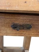 UTTERMOST - VINTAGE 20TH CENTURY LARGE HARDWOOD CIRCULAR DINING TABLE