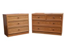 G-PLAN ALBANY COLLECTION CHESTS OF DRAWERS BY LESLIE G DANDY