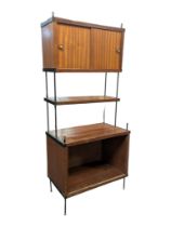 AVAON FURNITURE - VINTAGE MID CENTURY TEAK MODULAR WALL UNIT