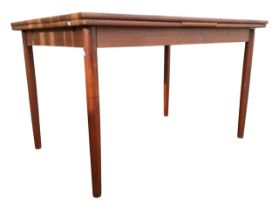 NIELS OTTO MOLLER - JL MOLLER - 190S DANISH TEAK EXTENDING DINING TABLE
