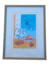 VINTAGE PENNY BERRY PATERSON HIGH SUMMER LIMITED EDITION SCREEN PRINT