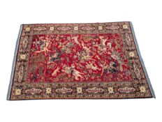 20TH CENTURY PERSIAN LAHORE WOOL RUG