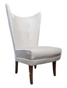 MID CENTURY 1950S HOWARD KEITH ENCORE VINYL CHAIR