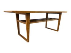 PYE FRANKLIN FURNITURE - MID CENTURY TEAK LONG JOHN COFFEE TABLE