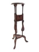 19TH CENTURY REVIVAL REPRODUCTION MAHOGANY PLANT STAND / JARDINIERE