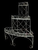 EARLY 20TH CENTURY WIRE WORK GARDEN CONSERVATORY PLANT STAND