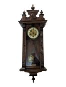 19TH CENTURY VICTORIAN VIENNA REGULATOR CLOCK