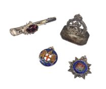 COLLECTION OF HALLMARKED SILVER BADGES