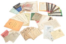 WWII EPHEMERA - COLLECTION OF WARTIME HOME FRONT ADVICE ITEMS AND RATION BOOKS
