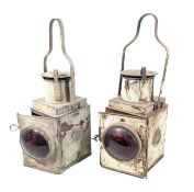 RAILWAYANA - X2 BRITISH RAILWAYS WESTERN REGION SIGNAL LAMP