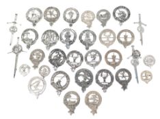 COLLECTION OF SCOTTISH CLAN BADGES