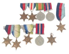 COLLECTION OF X10 SECOND WORLD WAR MEDALS