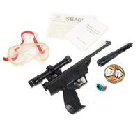 VINTAGE WEST LAKE .177 CALIBRE AIR PISTOL WITH SILENCER