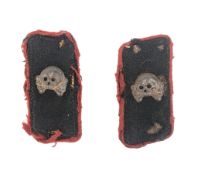 WWII SECOND WORLD WAR GERMAN PANZER CREW COLLAR TABS