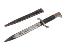 WWII SECOND WORLD WAR GERMAN FIRE POLICE BAYONET
