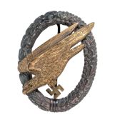 WWII GERMAN LUFTWAFFE PARATROOPER BADGE