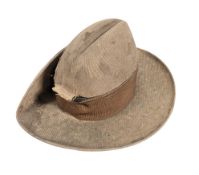 EDWARDIAN SLOUCH HAT TRAVEL INKWELL