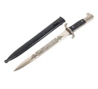 WWII SECOND WORLD WAR GERMAN FIRE FIGHTERS DRESS BAYONET