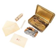 WWI FIRST WORLD WAR PRINCESS MARY CHRISTMAS TIN WITH TOBACCO