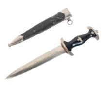 WWII SECOND WORLD WAR GERMAN SS STYLE DAGGER - MUSEUM COPY