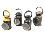 RAILWAYANA - X VINTAGE RAILWAY SIGNAL LAMPS