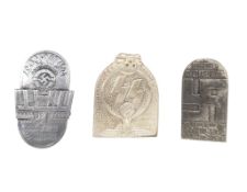 COLLECTION OF WWII GERMAN RALLY BADGES