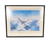 AFTER ROBERT TAYLOR - SPITFIRE - SIGNED BY GROUP CAPTAIN SIR DOUGLAS BADER