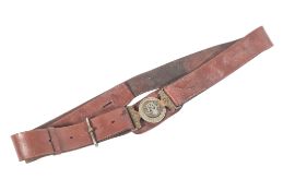 19TH CENTURY VICTORIAN INDIAN ARMY UNATTACHED LIST UNIFORM BELT