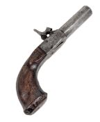 19TH CENTURY BOND OF LONDON PERCUSSION CAP MUFF PISTOL
