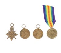 COLLECTION OF FIRST WORLD WAR MEDALS