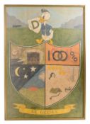 ORIGINAL WWII NOSE ART FROM A VICKERS WELLINGTON BOMBER