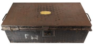 19TH CENTURY MILITARY TRAVELLING CASE - EARL OF DEVON