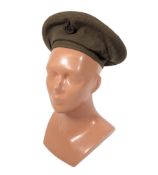 SECOND WORLD WAR BRITISH GENERAL SERVICE BERET - DURHAM LIGHT INFANTRY
