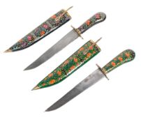 PAIR OF DECORATIVE INDIAN KNIVES