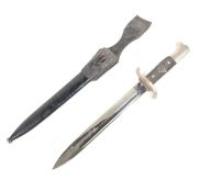 WWII SECOND WORLD WAR GERMAN FIRE POLICE BAYONET