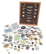 COLLECTION OF AMERICAN AIR FORCE UNIFORM BADGES