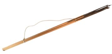 COLLECTION OF BAMBOO TRIBAL SPEARS