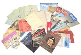 WWII EPHEMERA - COLLECTION OF AVIATION RAILWAYANA AND VEHICLE INTEREST BOOKS AND OTHER