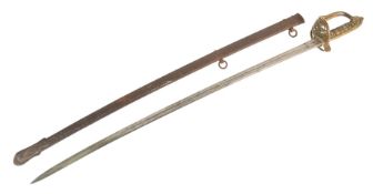 19TH CENTURY VICTORIAN RIFLE OFFICERS SWORD