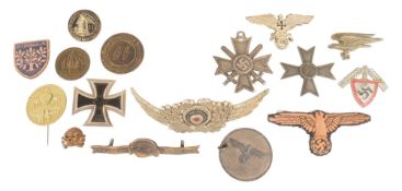 COLLECTION OF GERMAN THIRD REICH INTEREST BADGES